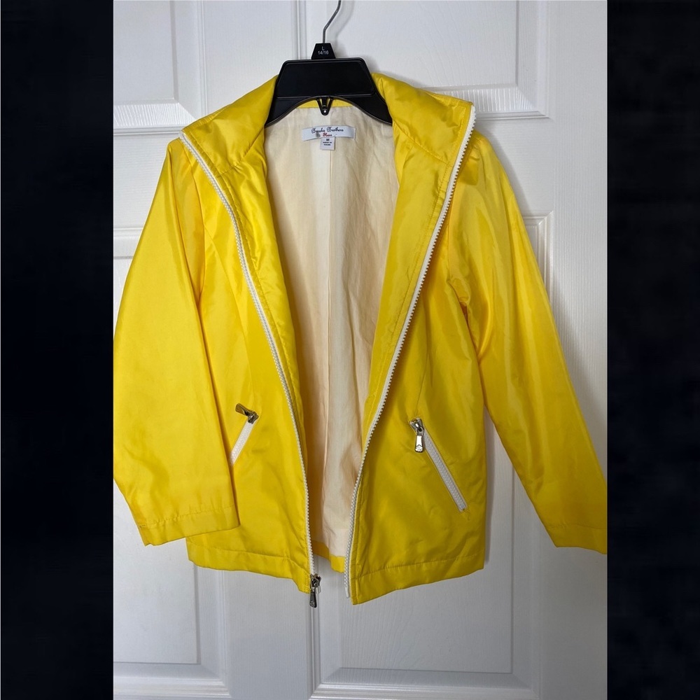 Brooks Brothers Fleece Yellow Kids Jackets Sz M